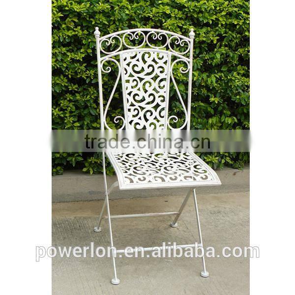 POWERLON Vintage European Design outdoor furniture patio set table with two chairs