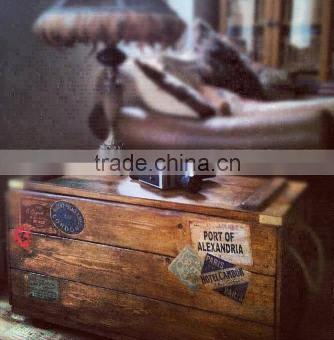 Retro Steamer Travel Storage Trunk