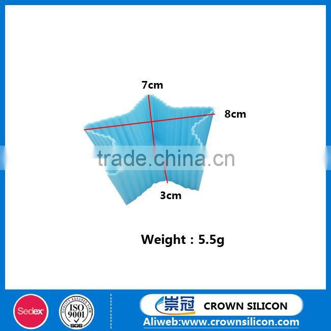 Food Grade Silicone Muffin Cup Cake Mold Chocolate Mold Bakeware Baking Cups