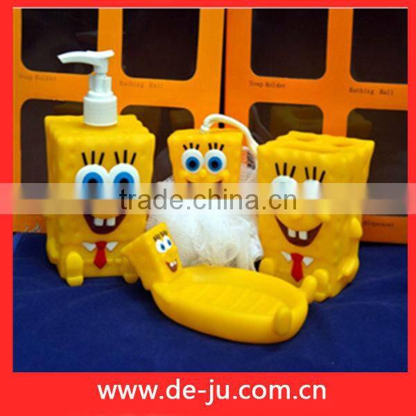 Shower Cartoon Set Bathroom Set Of 4 Pcs