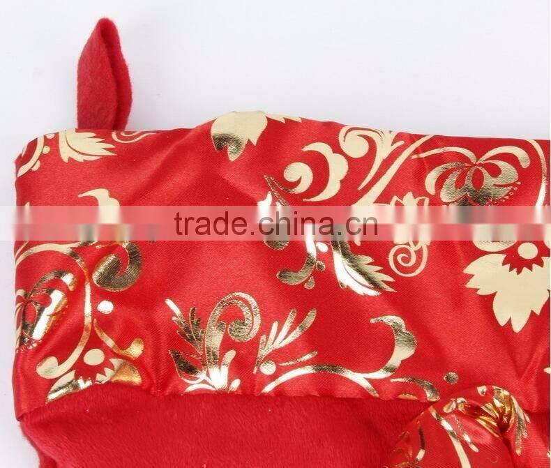 Stocking Gift Bags Christmas Hanging Decorative Ornaments, Santa Claus Cand Bags For Decoration