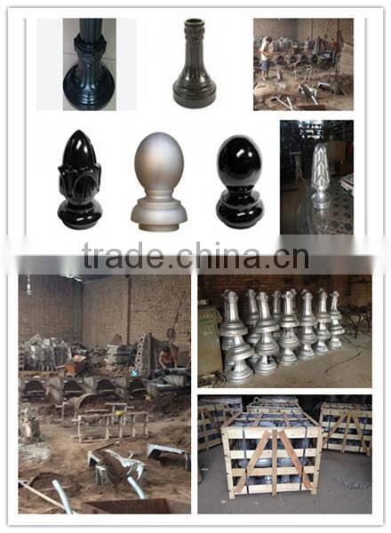 square post street decorative cast aluminum base