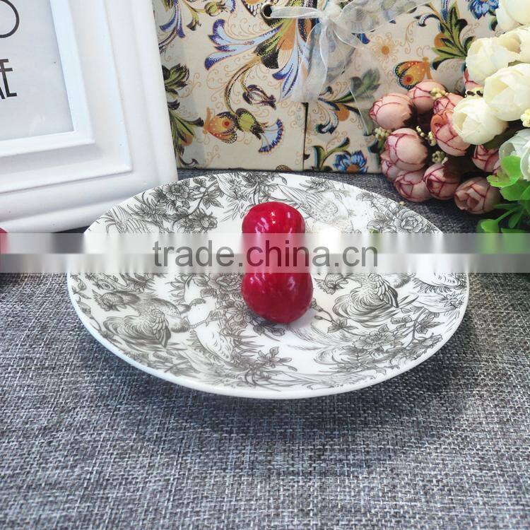 Drinkware home tea cup and saucer set, bulk tea cups and saucers cheap, peacock coffee cup set