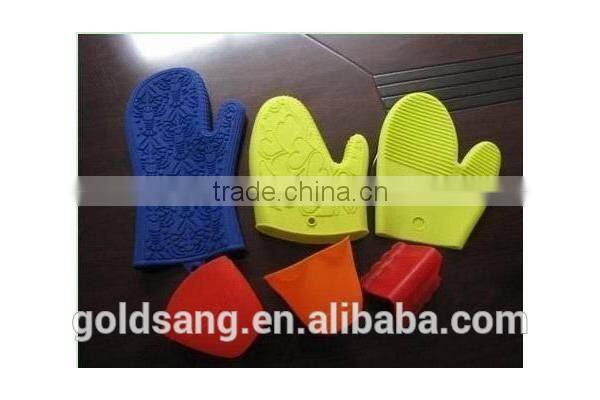 funny animal heat-resistant silicone oven mitt baking glove