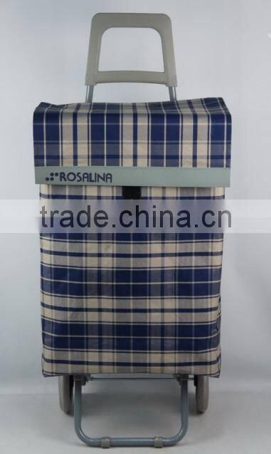 Pvc Coated Oxford Trolley Cooler Box With Wheels