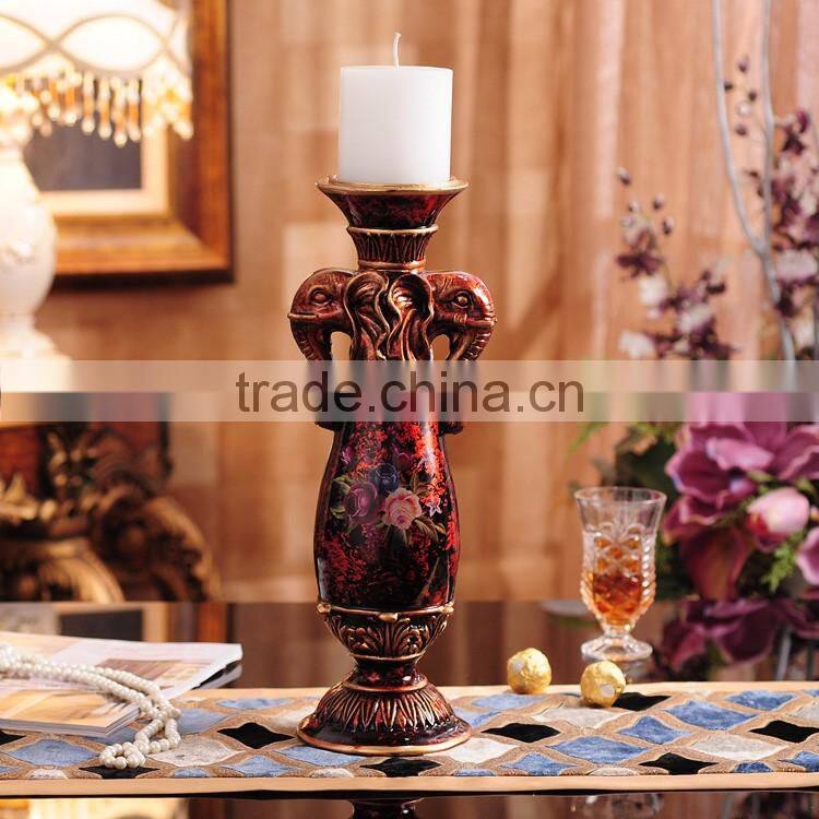 Custom baby welcome ceremony gift elephant candle holder