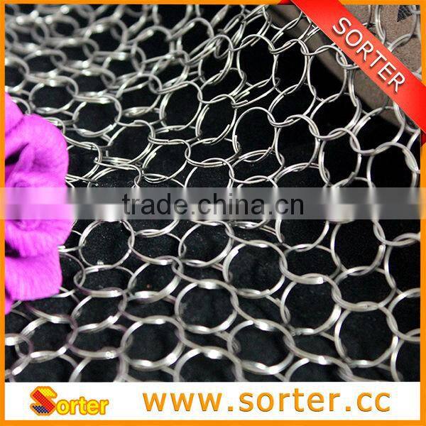 Hot sale metal chain mail ring curtain for room divider interior decoration