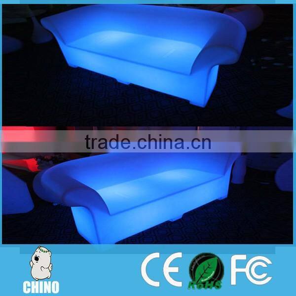 Comfortable led bar sofa nice and luxury big lounge sofa