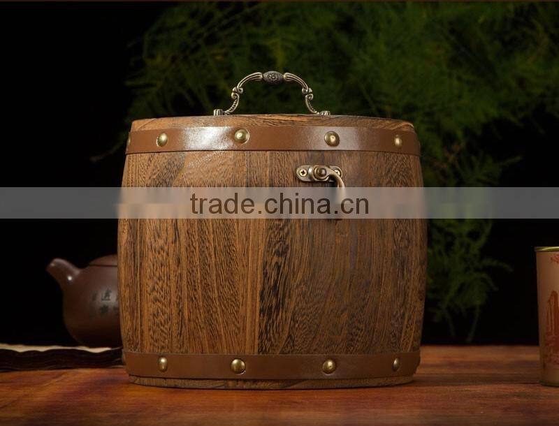 Coffee Bean Packaging Wood Barrel