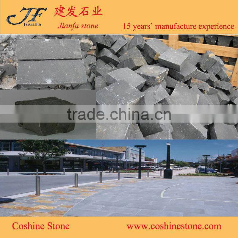 granite paving stone black basalt setts zhangpu black cleft