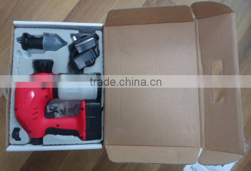 Wireless Ni-Cd Battery Powered Rechargeable Electric Portable Handheld Paint Painting Sprayer Cordless 18v Spray Gun