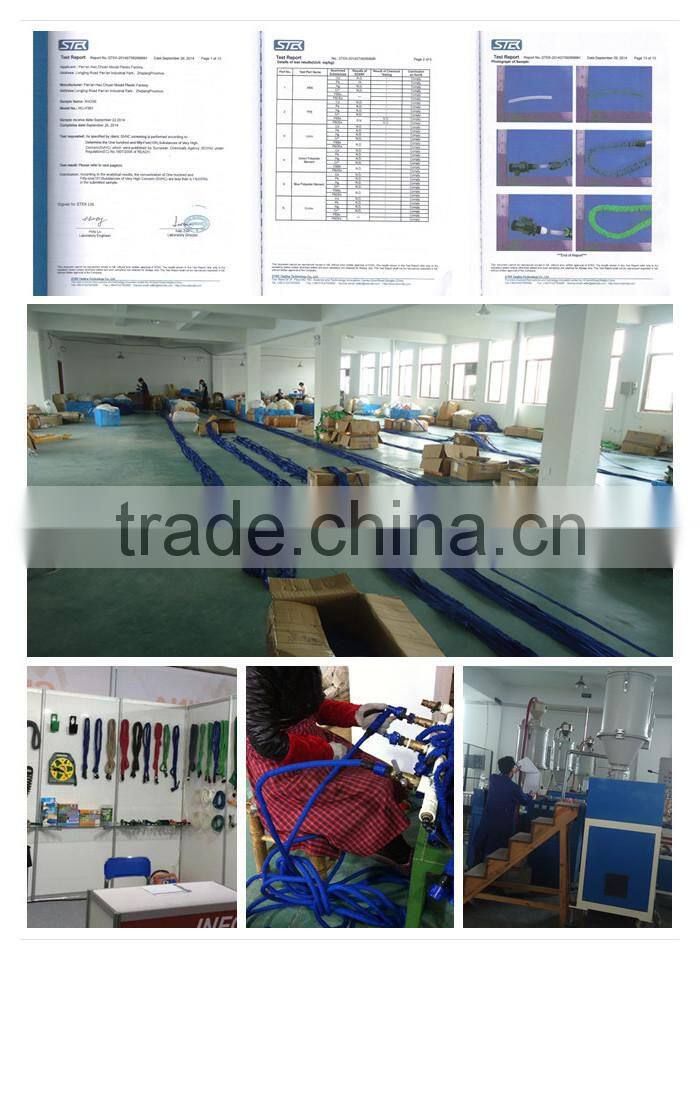 Green color quick connection expandable fabric garden hose