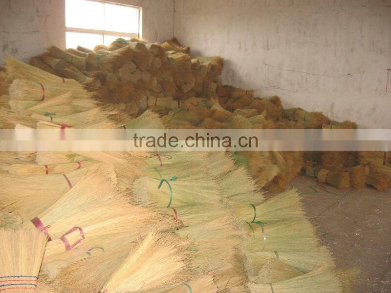 Corn Fiber Heavy-Duty Wire Banded Warehouse Soft Industrial Broom