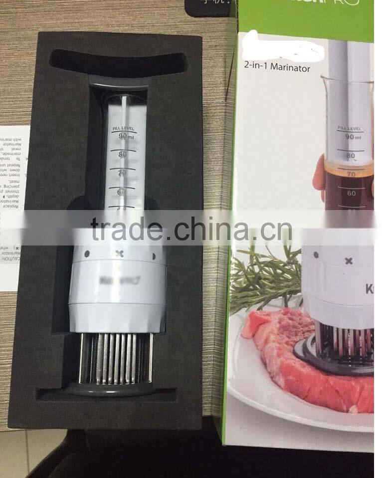 INJ- 111 meat tenderizer with syringe 2 in 1