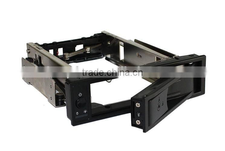 3.5' SATA/SAS HDD mobile rack hard disk enclosure with LED
