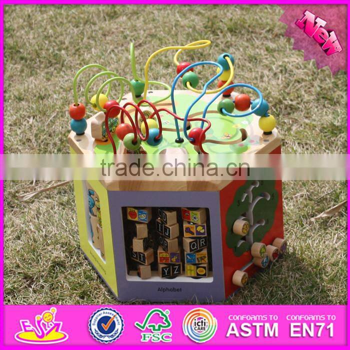 2016 Multi-function children wooden early education toy W12D047