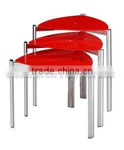 Modern Glass Nesting Table