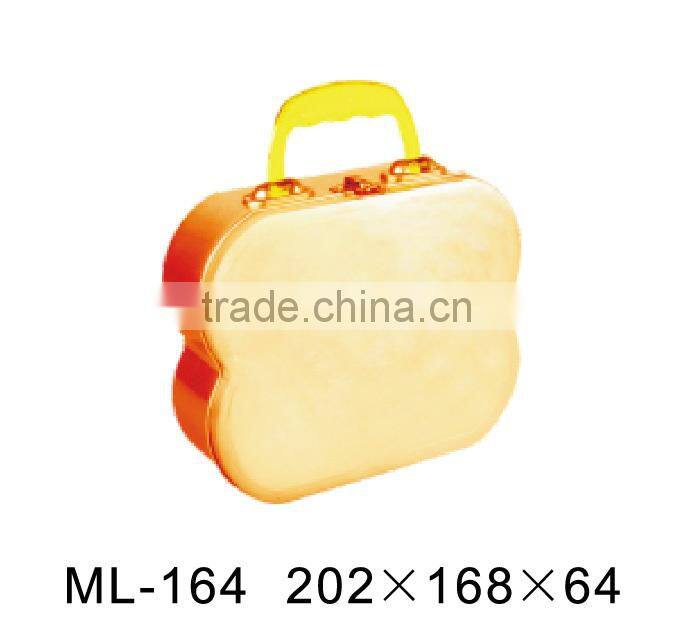 tin lunch box with lock