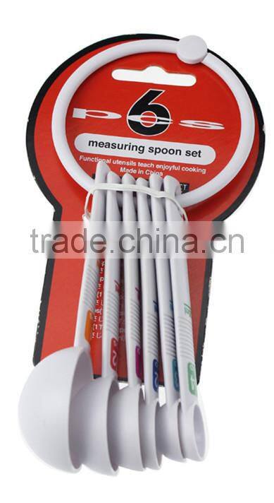 ZY-L1009 New design plastic measuring spoon set