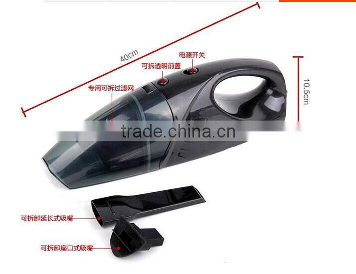 Portable mini car vacuum cleaner wet and dry vacuum for car DC12V