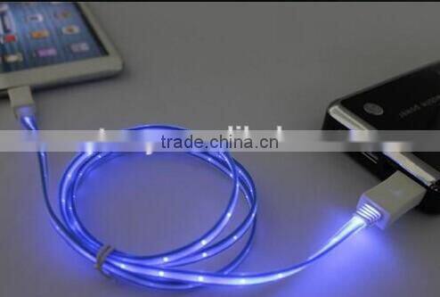 Visible Flowing Current USB Charging Cable for iphone 4/5