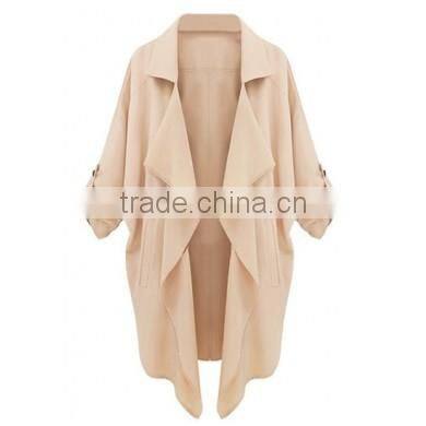Autumn womens new loose cardigan coat lapel suit jacket Top Shirt chiffon Thin Blazers