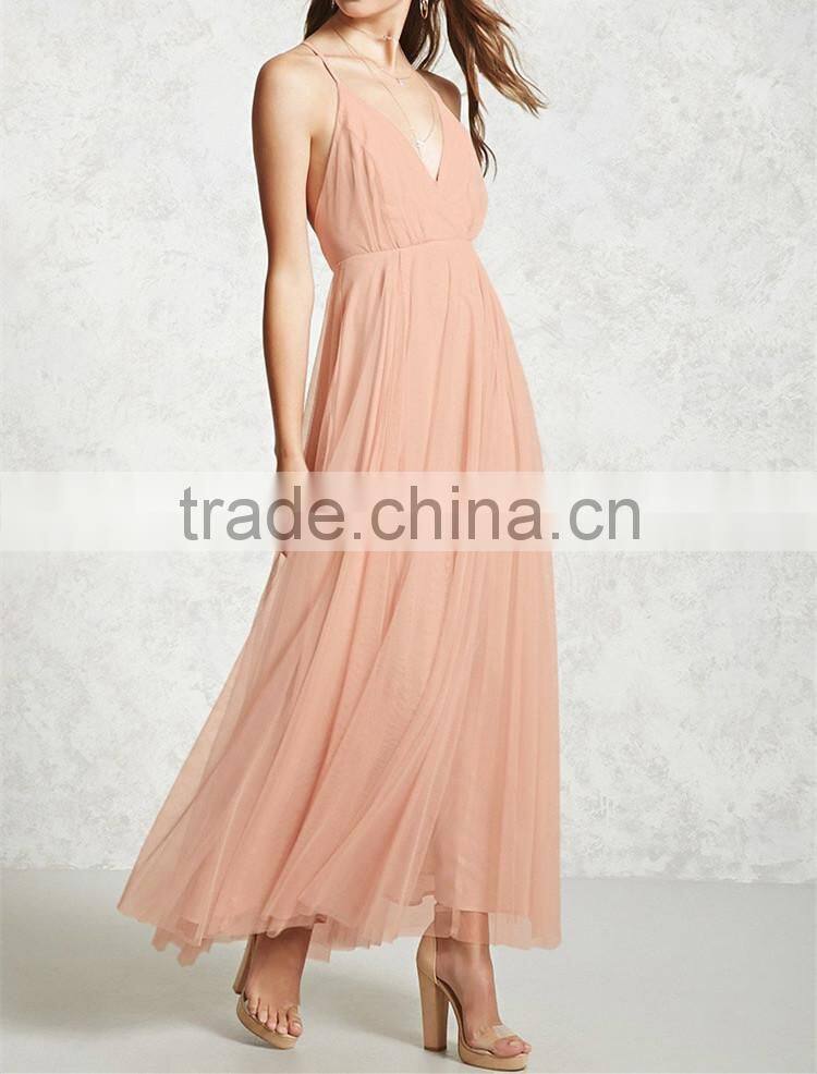 china clothing oem women clothing sexy Gown maxi style dress party fashion Tulle designs evening dress