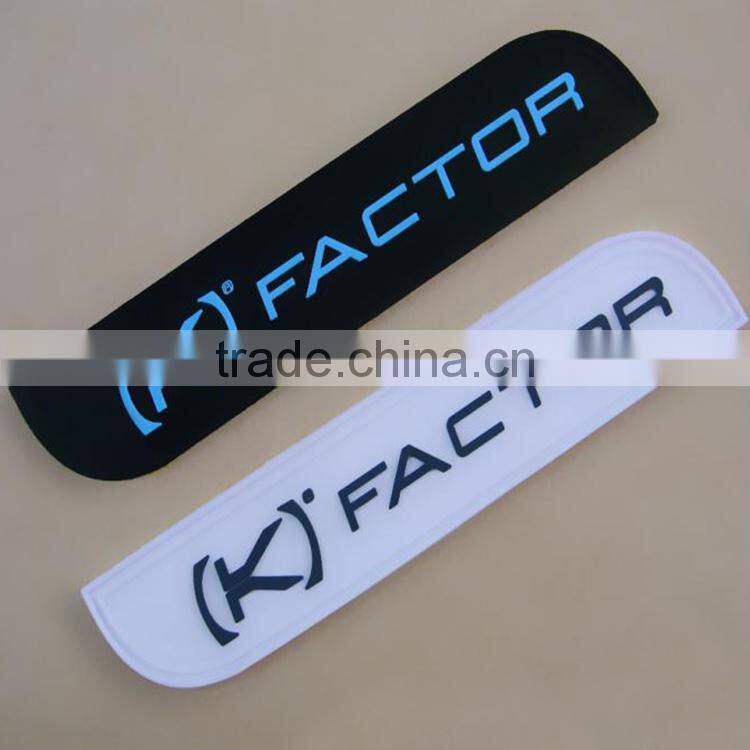 Hangzhou customized rubber labels for hand bags