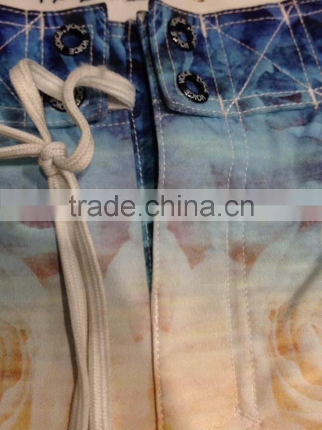 beach wear 2014 mens beach shorts oem custom sublimation beach short