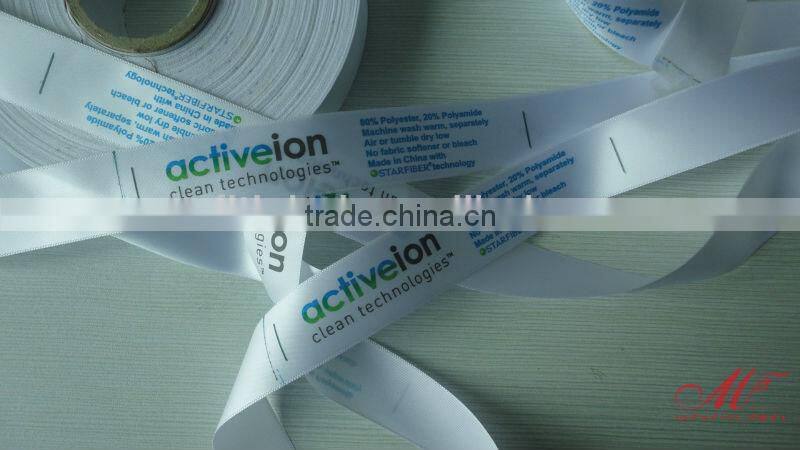 China cheap wash care labels for clothing garment printing labels