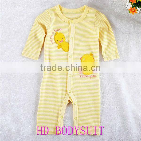 100% cotton cute long sleeve baby clothing