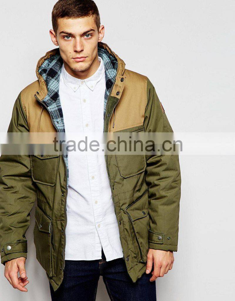 2015 lastest down jacket with zip mens warm coat