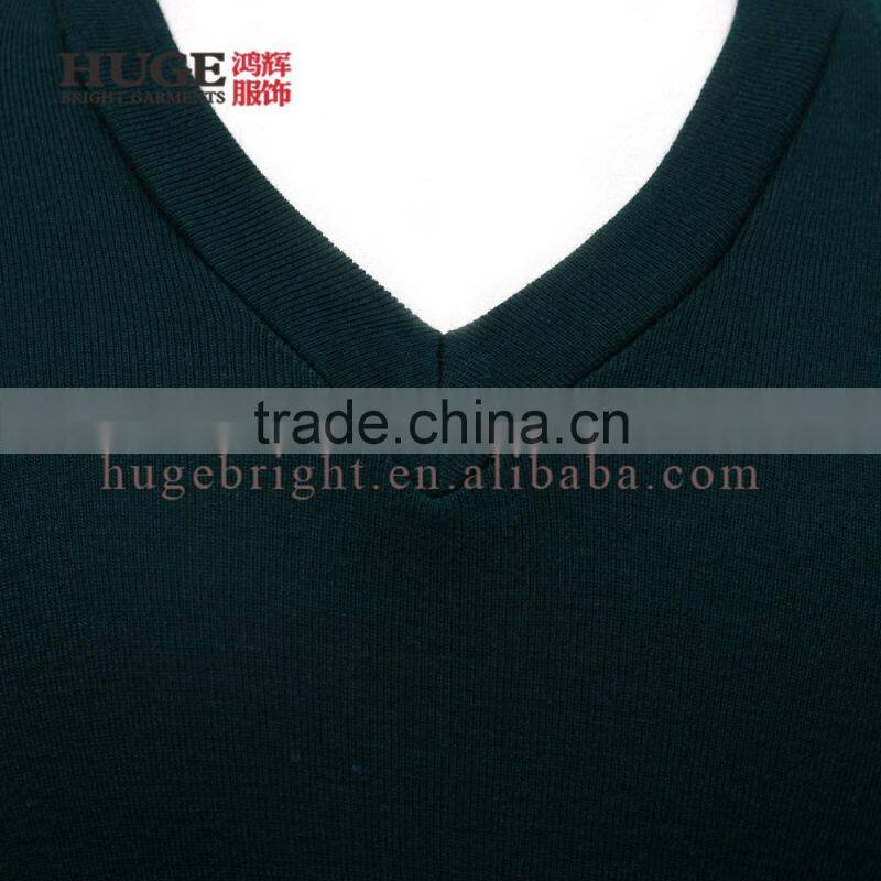 Soft Warm 100% Silk Kintted V Shape Cashmere Sweater Luxury