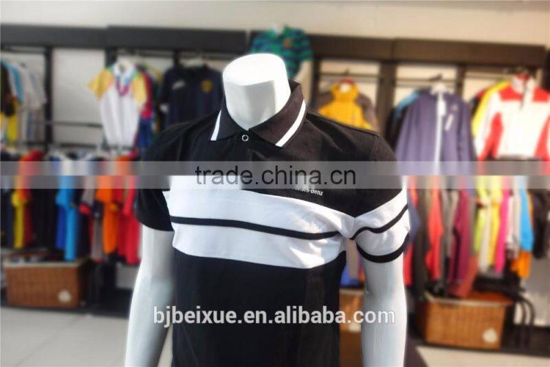 100% cotton polo t shirt with high quality for man