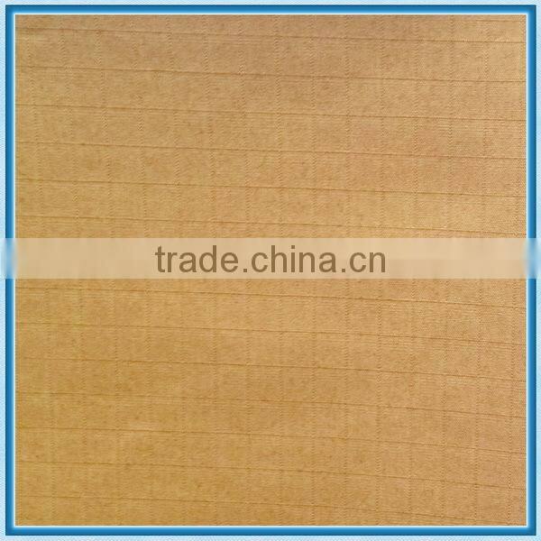 100% cotton fabric/jaquard fabric/brown check design/ bulk buy from China