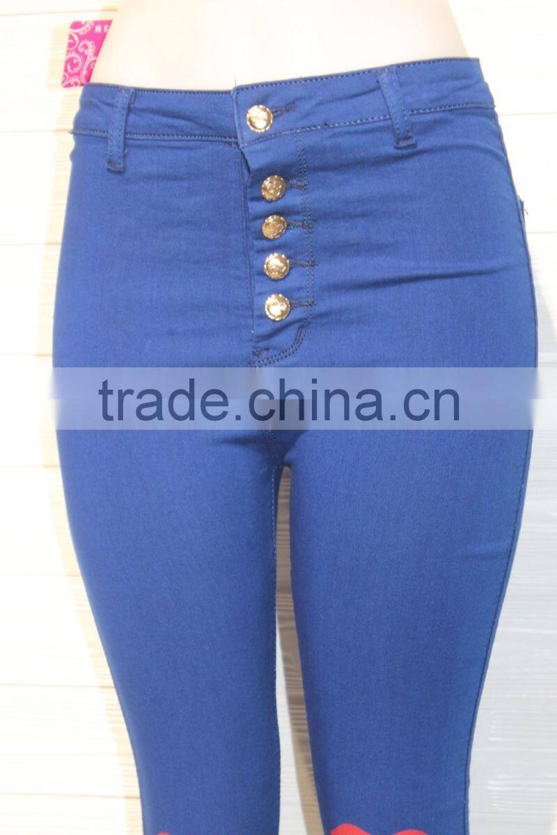 2013 guangzhou womens jeans cheap jeans manufacturer