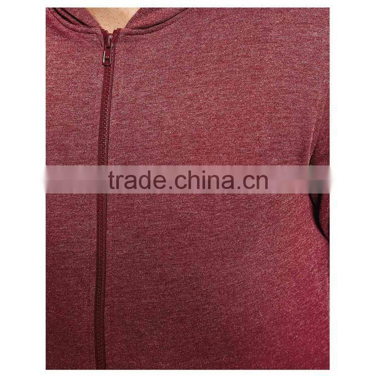 fashion style custom jersey lesiure full zip man coat with hooded