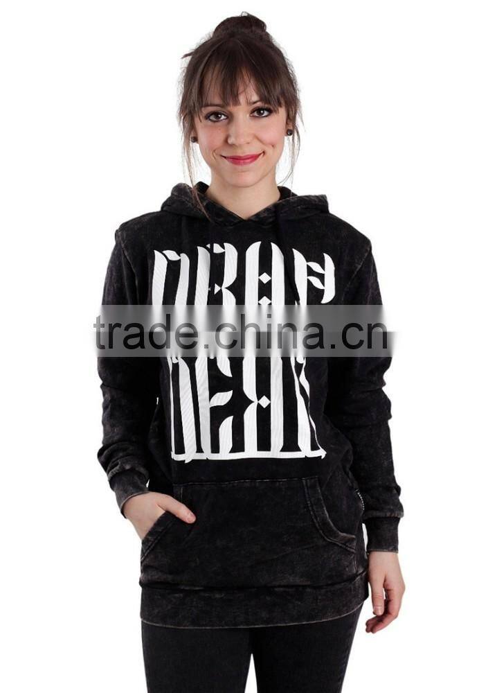 Wholesale hoodie new style knit fleecy womens 100% cotton hoodie