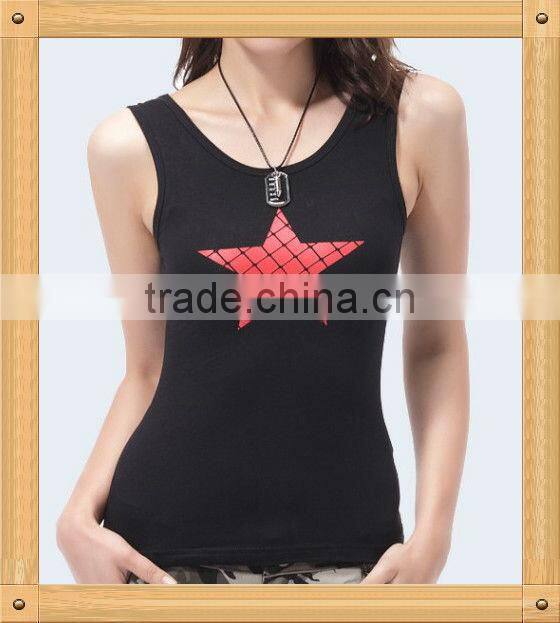 Hot sale !!! cotton spandex women's tank top cheap wholesale
