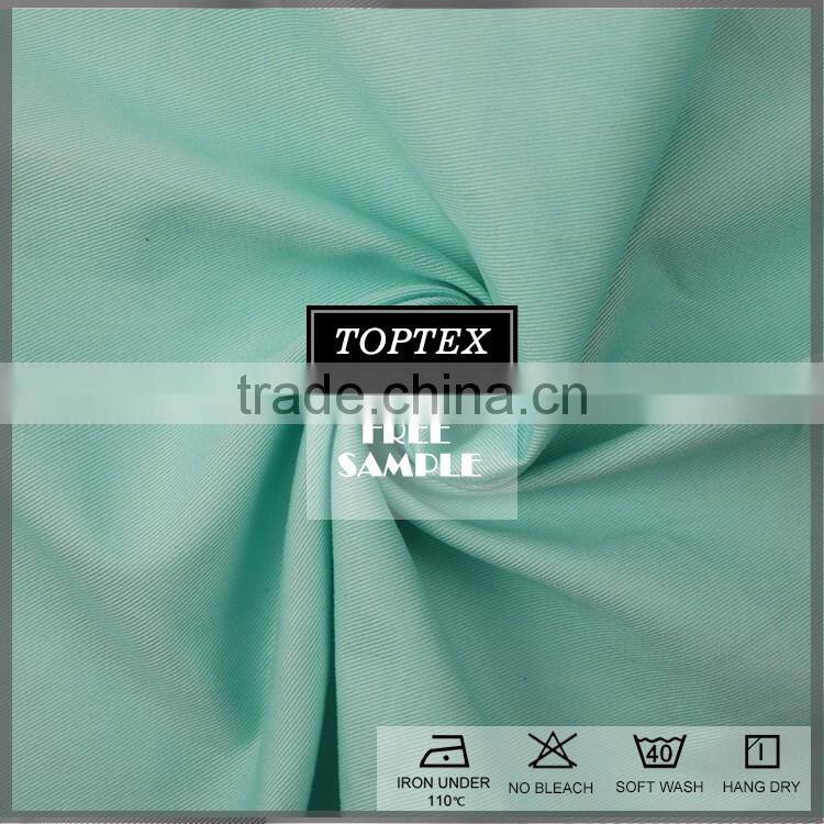 100% cotton dyed peach twill fabric