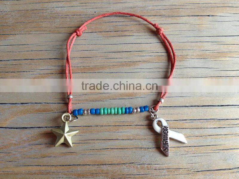 skull wood bead bracelet cheap beaded bracelet elastic wooden skull bead bracelet for promotion