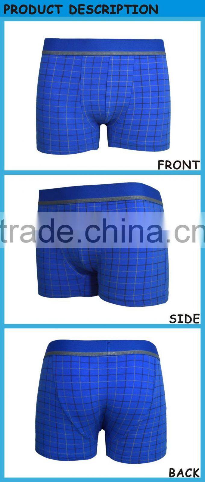 Professional Factory Supply Mens Cotton Boxer /Plain Cotton Mens Underwear Boxer Briefs