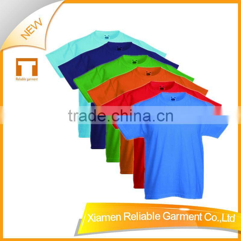 2016 wholesale cotton kids t shirt manufacture