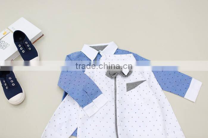 2017 fashion style child clothes kids summer wear boy long sleeve shirt