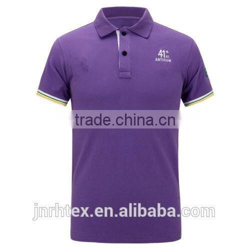 Ladies women 100% cotton soft customized printed logo polo shirts