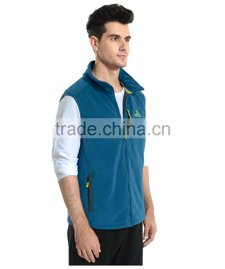 Fashion Design Men's Polar Fleece Vest In Spring