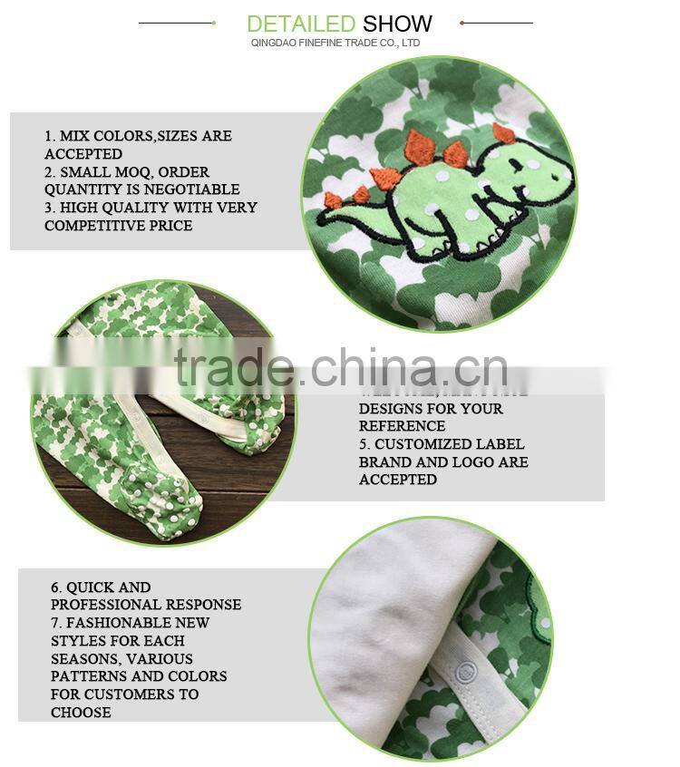 Baby Clothes Baby Playsuit With Bib Clothing Wholesale Baby Long Sleeve Romper