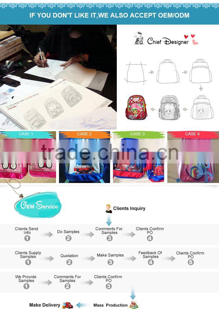 Popular Design Custom Cheap Prices Sales Kids School Bag Set