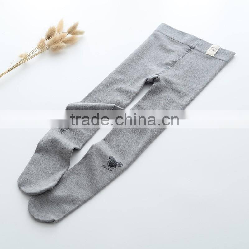S16527A Combed cotton baby girl's tights children pantyhose