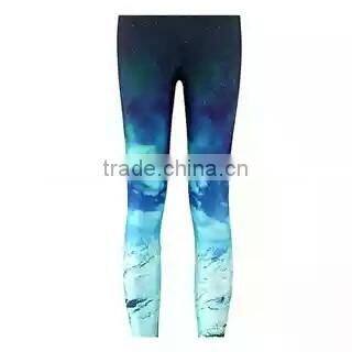 New shiny yoga pants,2016 digital print women leggings wholesale yoga pants